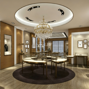 [Lusso Leggero Francese] Stile Classico Moderno Europeo per Sala Espositiva di Gioielli