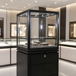 The new light - luxury square independent jewelry display cabinet in 2026