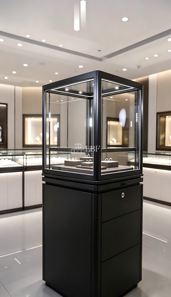 The new light - luxury square independent jewelry display cabinet in 2026 - Image 2