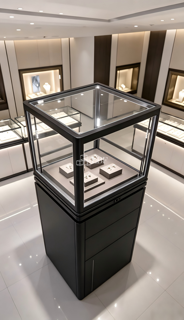 The new light - luxury square independent jewelry display cabinet in 2026 - Image 3