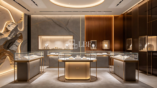 Display cabinets for the entire store of high - end jewelry - Image 4