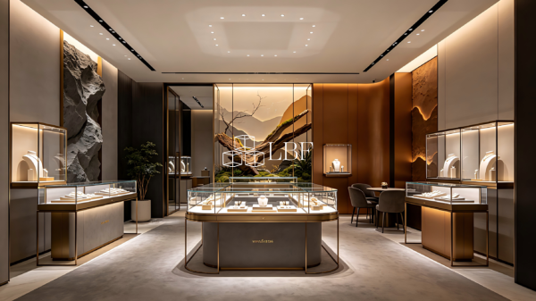 Display cabinets for the entire store of high - end jewelry - Image 2