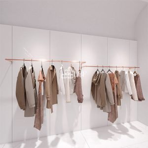 CR010 Custom Wall Mounted Hanging Rail Clothes Shop