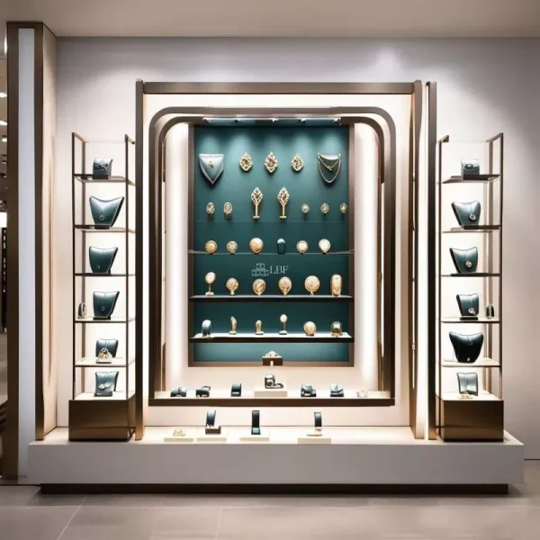 Iron Wall Mounted Jewelry Showcase - Image 3