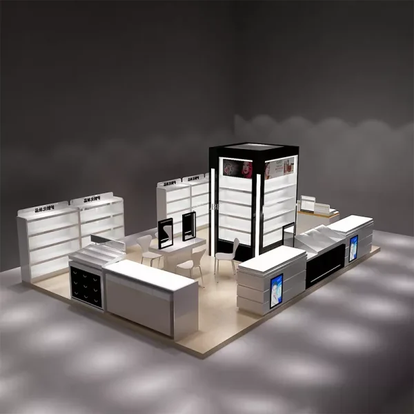 Wooden Makeup Display Cabinet - Image 2