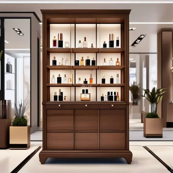 Wooden Perfume Display Cabinet - Image 2