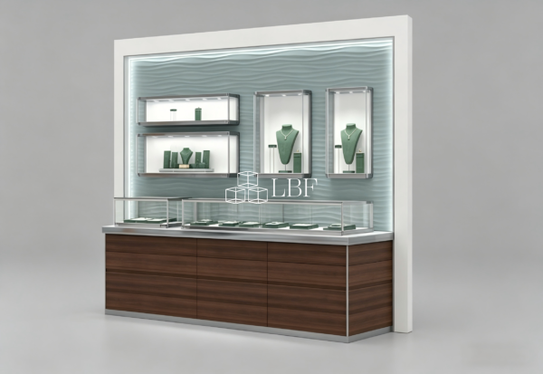 LBF built - in combined display cabinet against the wall - Immagine 2