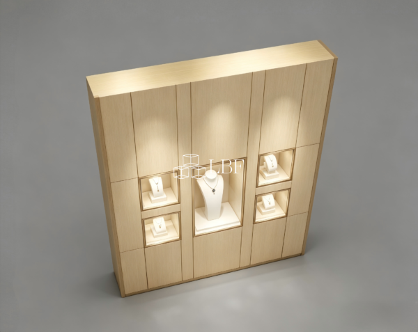 Built - in high - standing jewelry cabinet against the wall - Bild 3