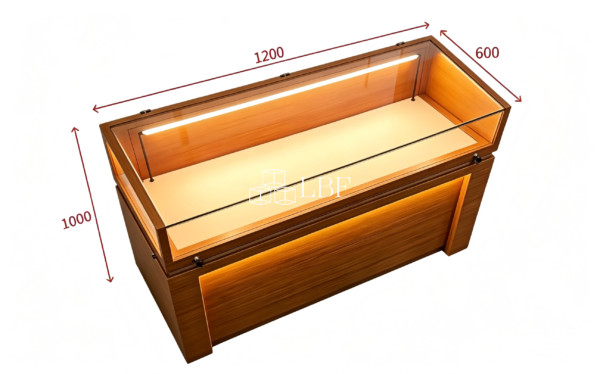 LBF's New Solid - wood - style Low - height Jewelry Cabinet - Bild 4