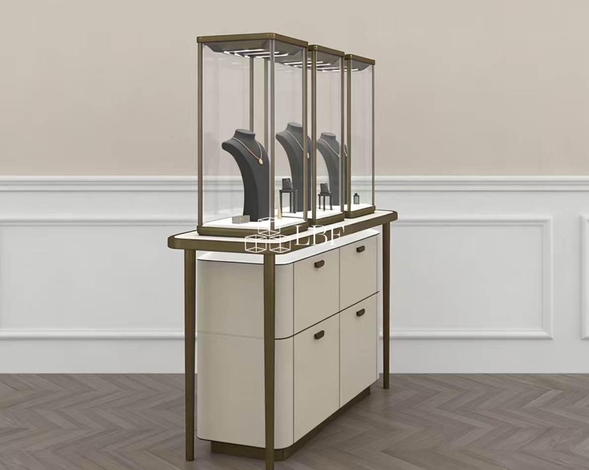 Luxury-Style Jewelry Display Island - Immagine 4