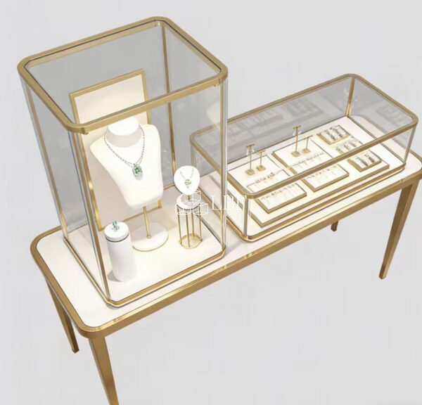 Luxury-Style Glass Jewelry Display Case - Bild 3