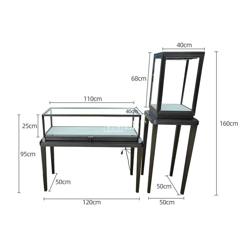 Ideal for high-end jewelry and luxury showrooms, boutiques. Perfect for displaying watches, jewelry and valuables, fits space layout, elevates brand image and attracts high-end customers.