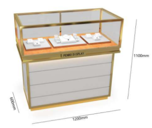 High-end jewelry display tower