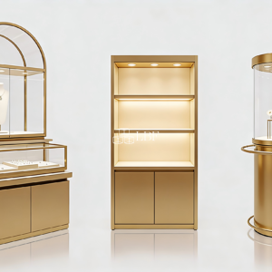 High - end jewelry combined display cabinets
