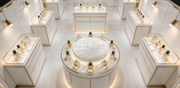 Cosmetics display counter