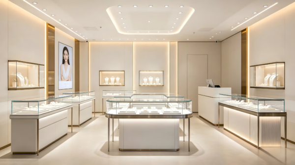 Bespoke Showcase for High - end Jewelry Whole - store - Image 2