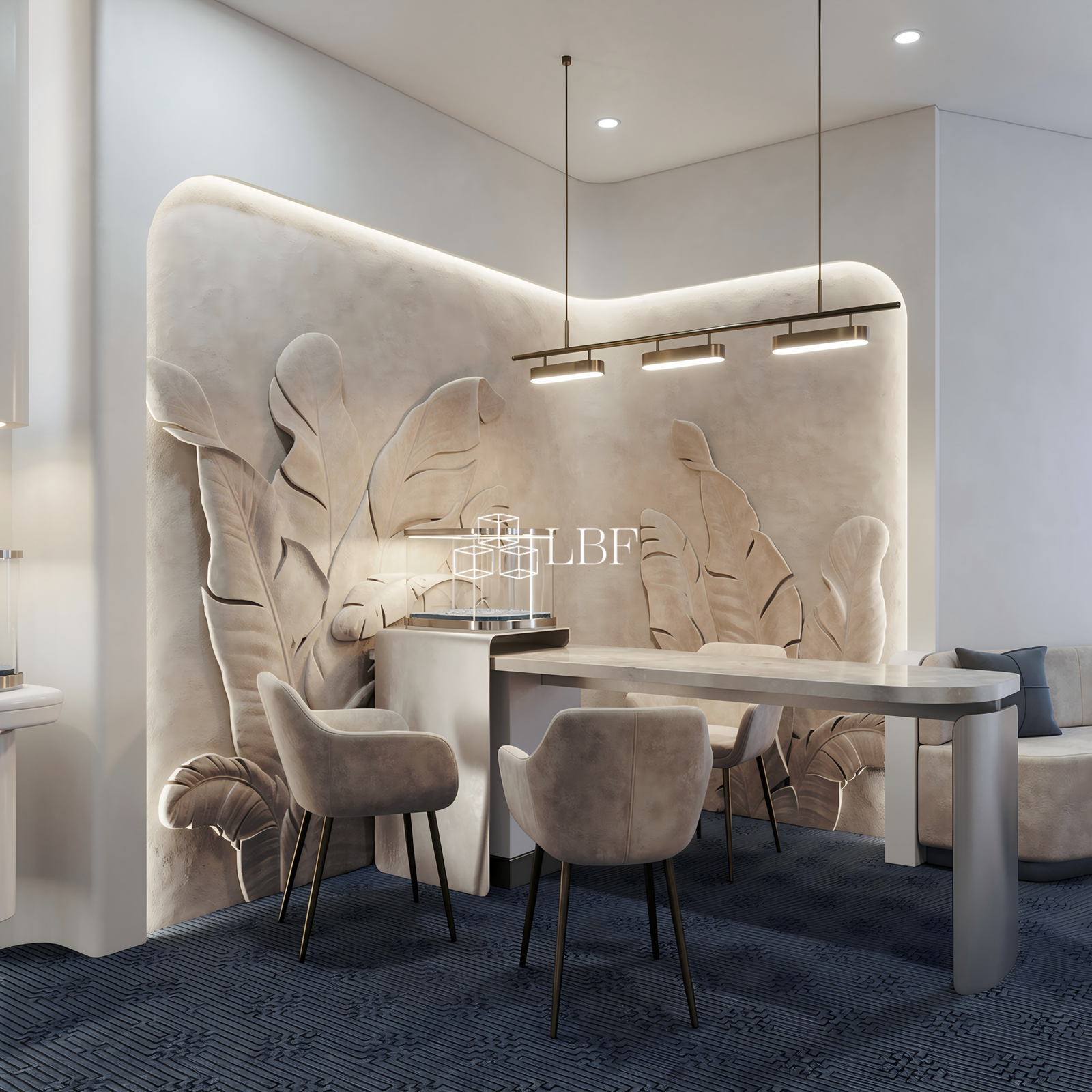 Modern Luxury Jewelry Display Showcase Counter Set - Image 5