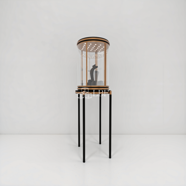 Cylindrical Jewelry Window Showcase - Image 2