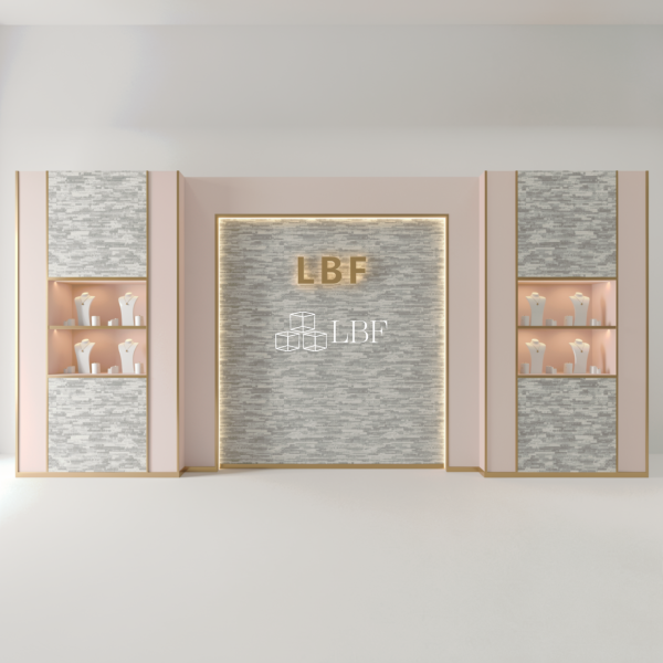 Luxury Jewelry Display Cabinet Custom Design