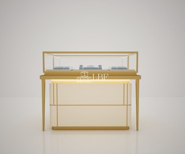 Minimal Gold Border Jewelry Showcase - Bild 2