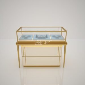 Minimal Gold Border Jewelry Showcase