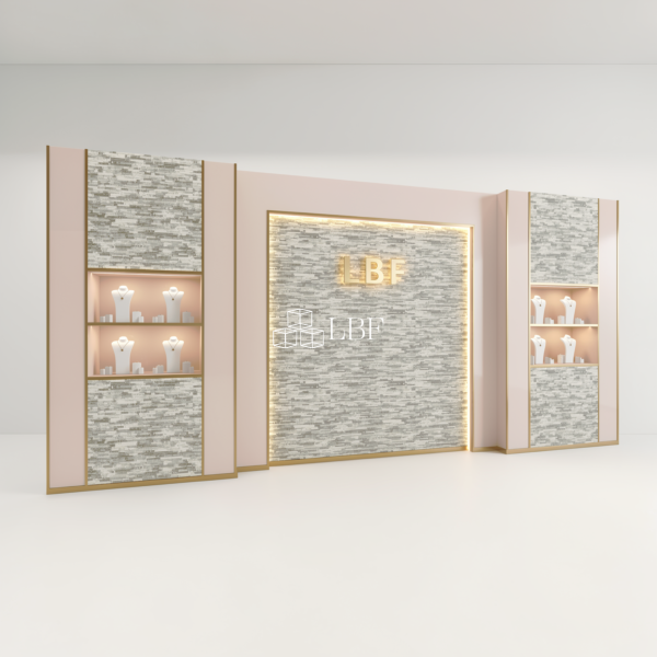 Luxury Jewelry Display Cabinet Custom Design - Image 3