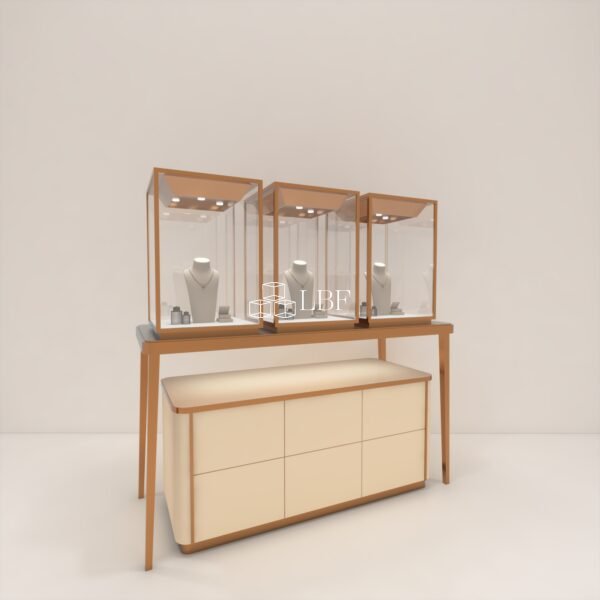 Luxury Jewelry Window Display Cabinet - Image 3