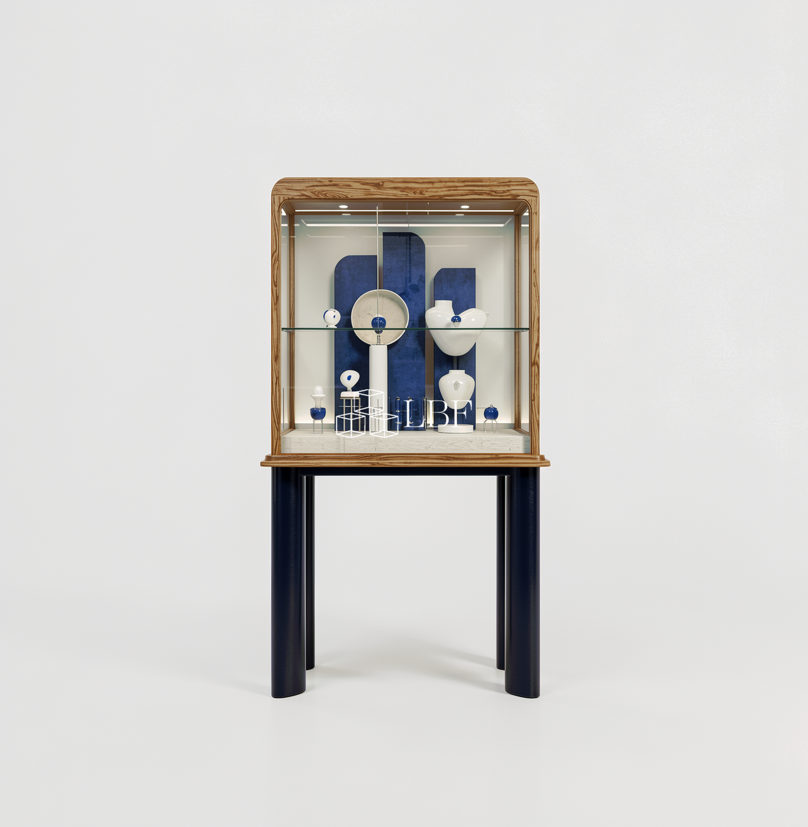 High-End Freestanding Window Display Cabinet - Image 3