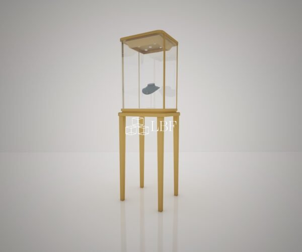 Light Luxury Tall Floor-standing Glass Jewelry Display Pedestal - Bild 2