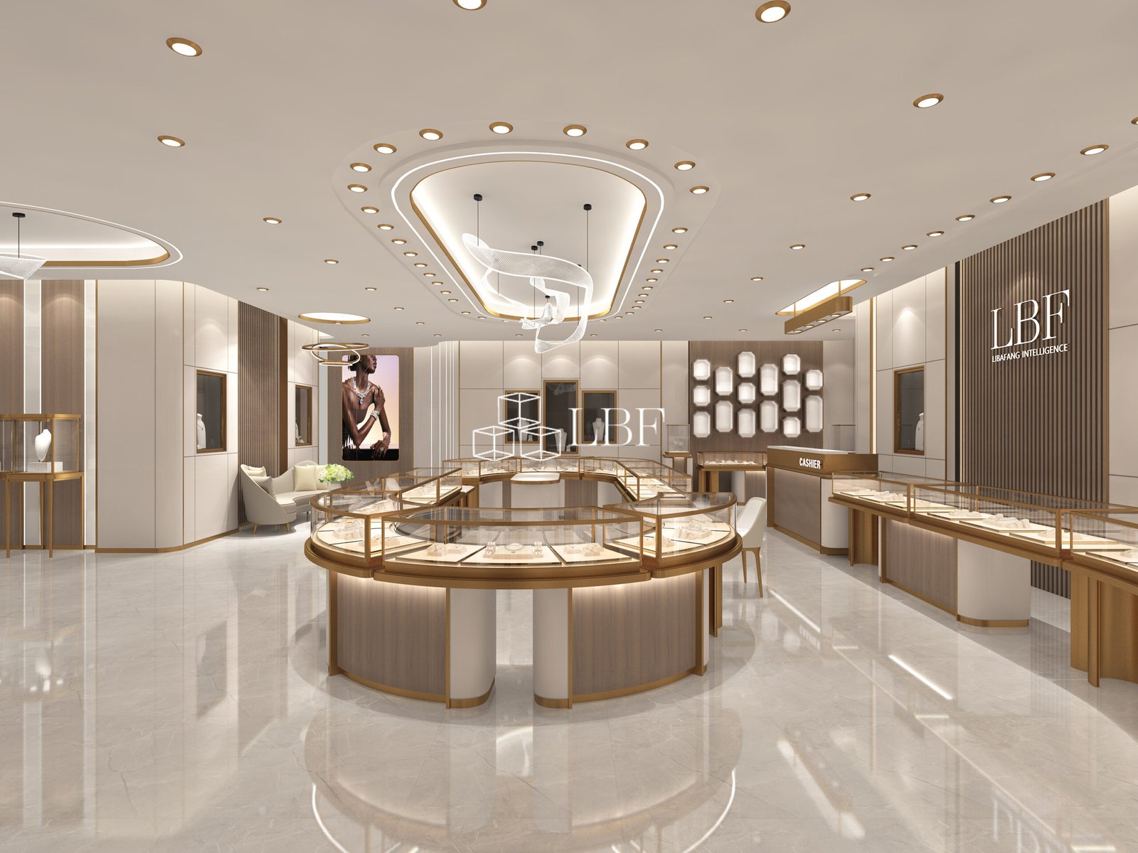 jewelry display island counter - Image 4