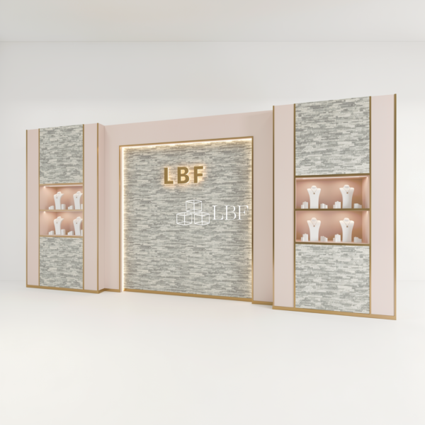 Luxury Jewelry Display Cabinet Custom Design - Image 2