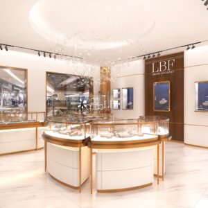 Luxury Jewelry Island Showcase