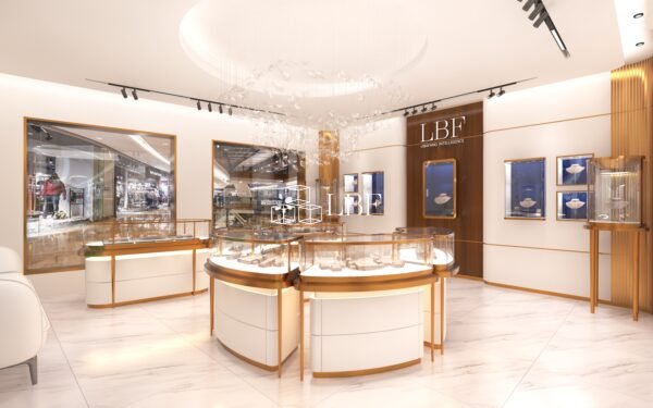 Luxury Jewelry Island Showcase