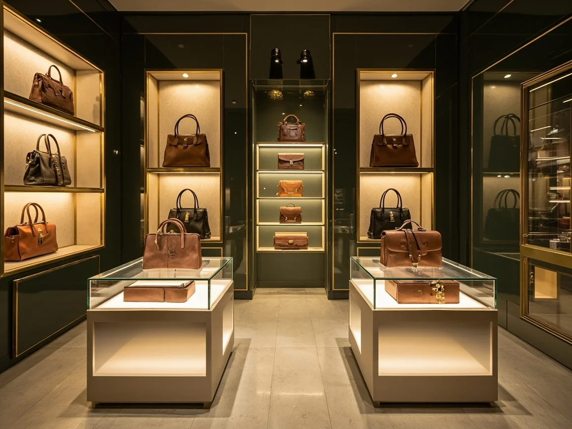 Projet d&rsquo;aménagement de boutique de sacs à main à Milan