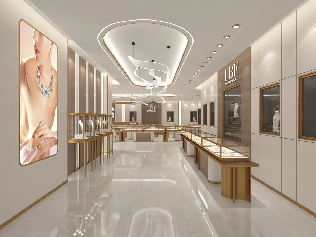 Comptoir de présentation de montres avec plateformes rotatives