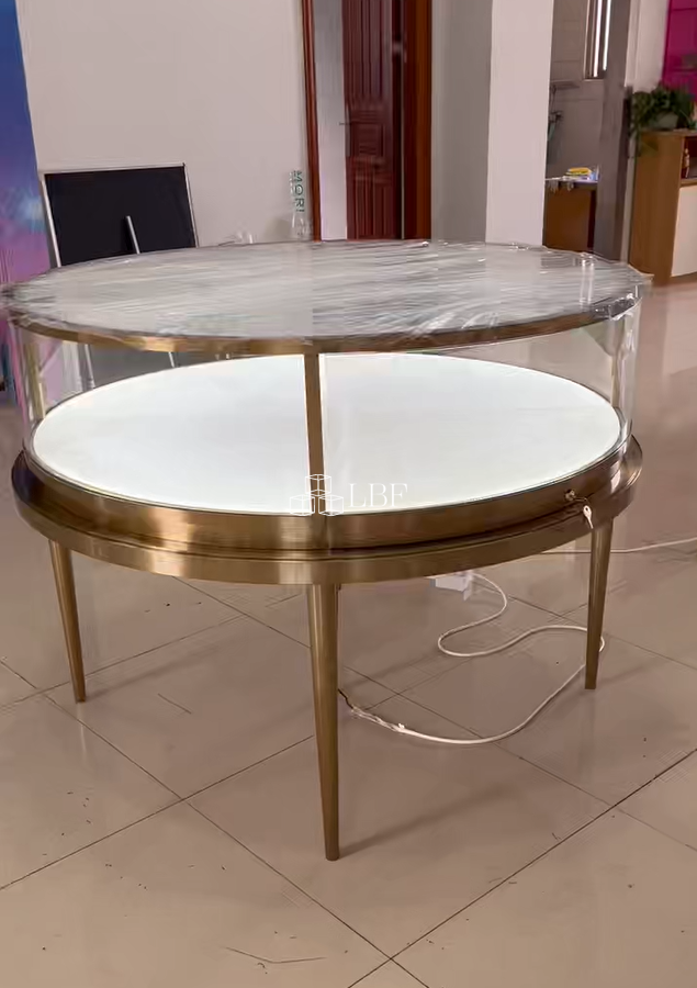 Présentoir à bijoux LED circulaire