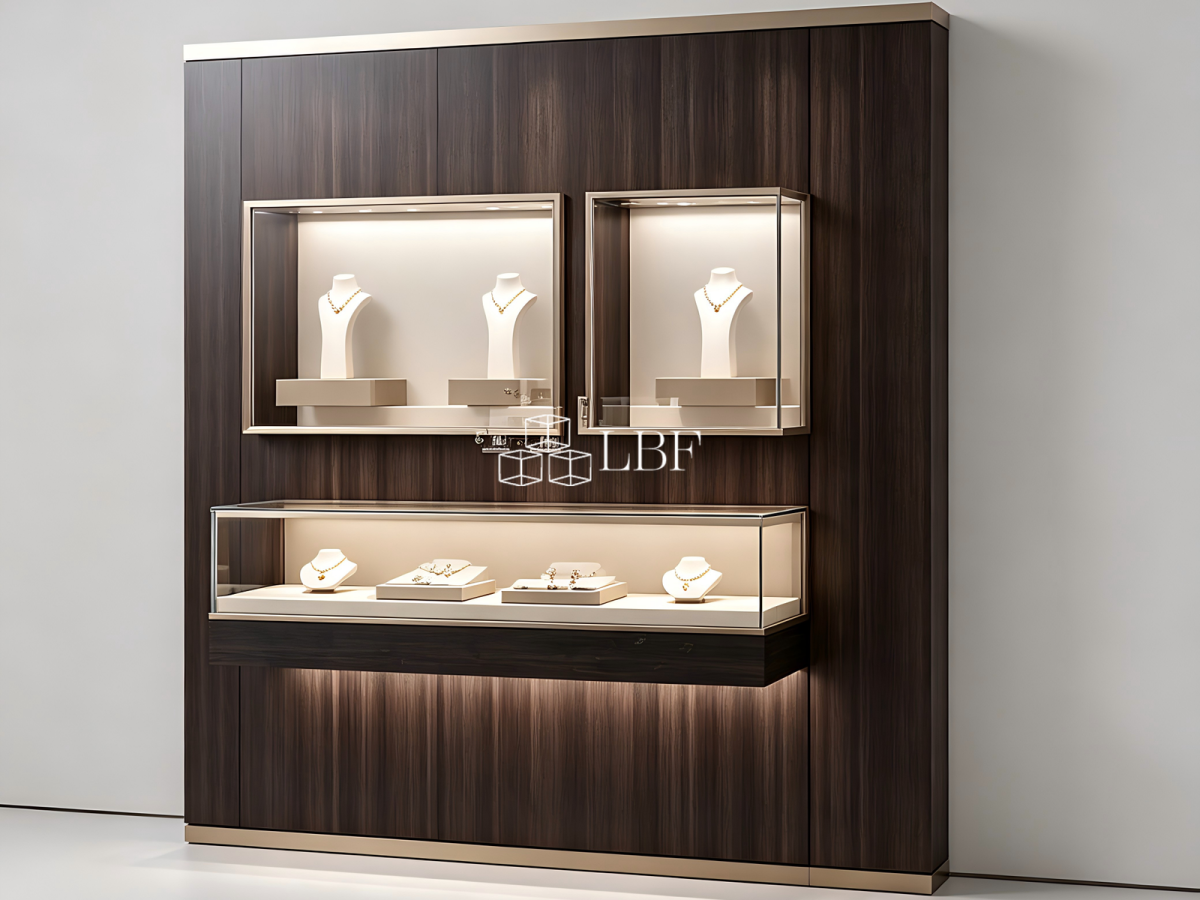 Light – luxueux mural – armoire de présentation combinée