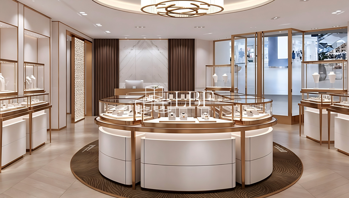 Vitrines pour bijouterie pour tout le magasin