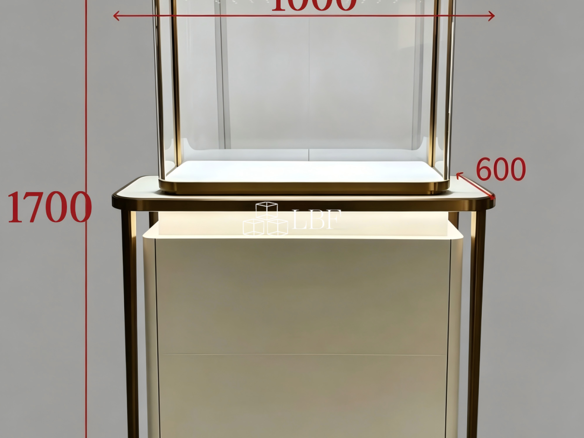 La nouvelle lumière – Vitrine d&rsquo;exposition pour bijoux de luxe en 2026